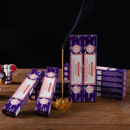 12 шт./кор. индийские благовония Satya Nag Champa Line ароматные сай баба медитация домашние благовония из сандалового дерева