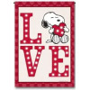 Флаг арахиса Snoopy Love на день Святого Валентина, 12,5 x 18 дюймов, официально лицензированный продукт с арахисом