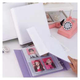 Папка для фотокарт формата А5, магнитная папка D 3/7 кольца, Kpop, фотоальбом, держатель для фотокарт, коллекция книг, папка для макарон 1, 2, 4, карманные рукава