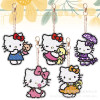 Аниме Hello Kitty 5D наклейка дрель вышивка кошелек брелки небольшой кулон DIY ручная работа упаковки материалов алмазная живопись подарок