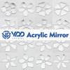 VDD 30/60/200 шт. белые акриловые зеркальные швейные стразы, пришивные поделки своими руками, шитье с плоской задней частью для украшения одежды, одежды