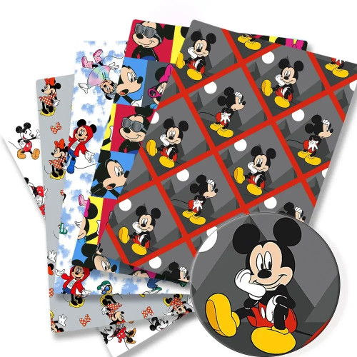 Ткань Disney 140x50 см, хлопковая ткань с героями мультфильмов, лоскутная ткань, детский домашний текстиль, шитье, кукольное платье, занавеска, полиэфирная хлопковая ткань