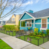 5-панельный декоративный садовый забор для входа, черный металлический садовый барьер для собак, бордюр для улицы