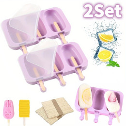 Силиконовая форма для мороженого, сиамские формы с крышкой, сделай сам, многоразовая форма для мороженого, мультяшное изображение, ручная работа, легко снять