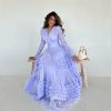 Oisslec Saudi Arabia Prom Dress جديد في فساتين V Neck Long Sleeve Tulle Formal Occasion Evening Gown Mecca سهره نسائيه فخمة
