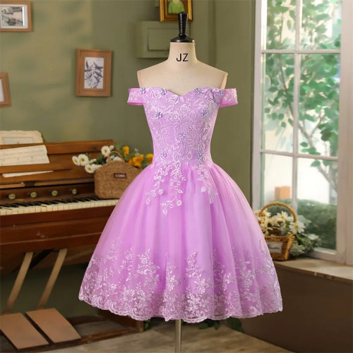 Мини-вечерние платья 15 платьев Quinceanera 2024, платье с открытыми плечами для 15 лет, платья Quinceanera по индивидуальному заказу