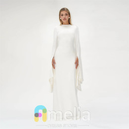 Женское длинное вечернее платье Amelia, ТРАПЕЦИЕВИДНОЕ платье для выпускного вечера, для особых случаев, для Дубая, 2024