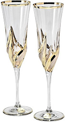 Хрустальные бокалы для шампанского, Same Decorazione